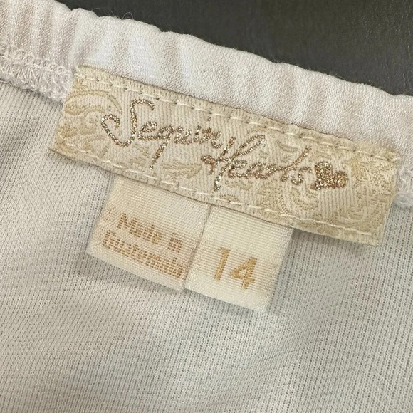 VINTAGE Sequin Hearts Party Dress Black & White Formal Fancy - size 14 - Picture 8 of 9